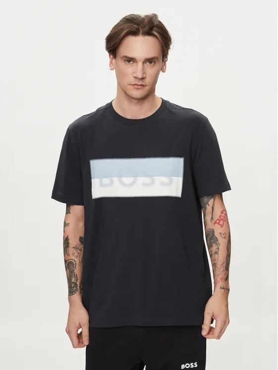T-Shirt BOSS com estampado da marca